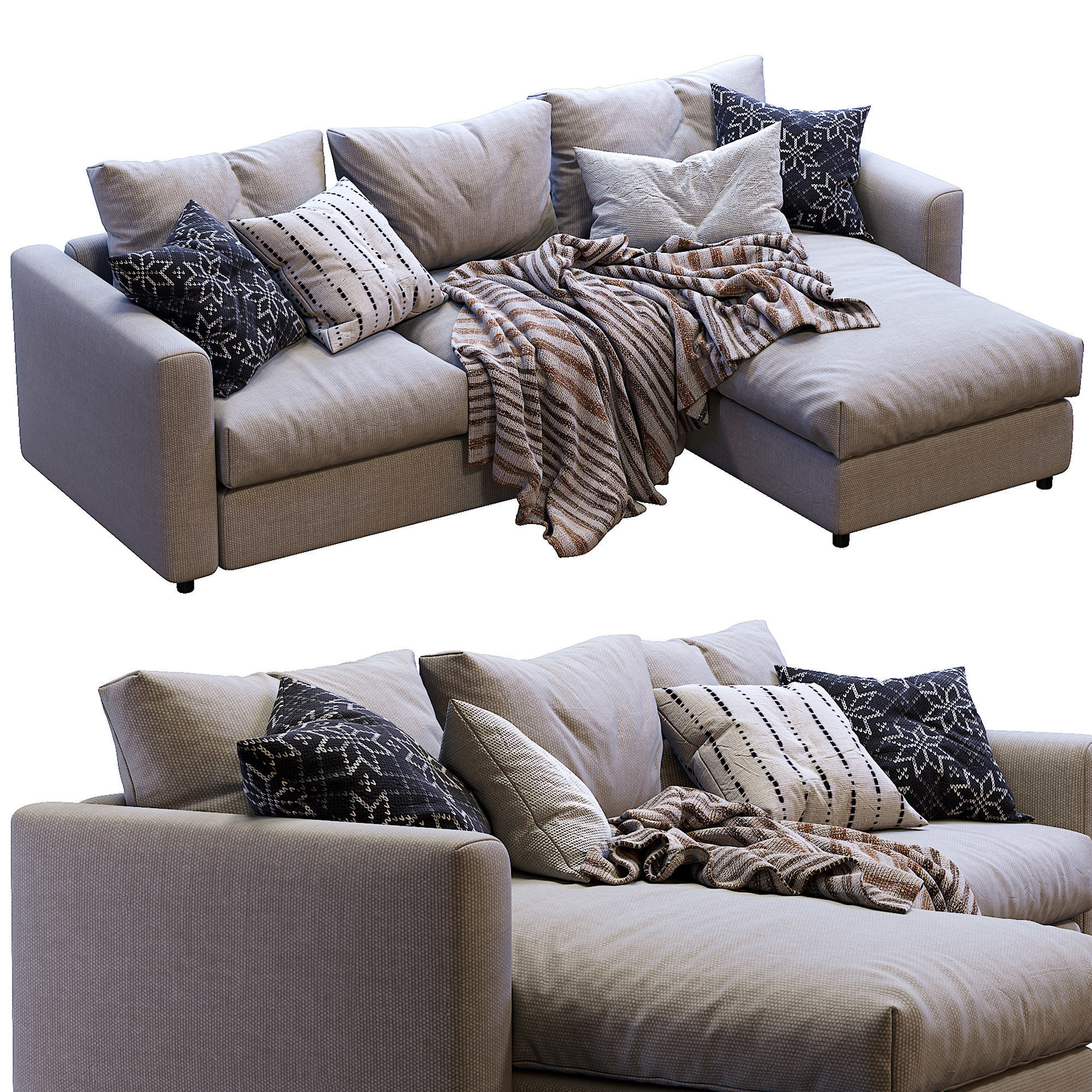 Ikea Vimle 3D model_2