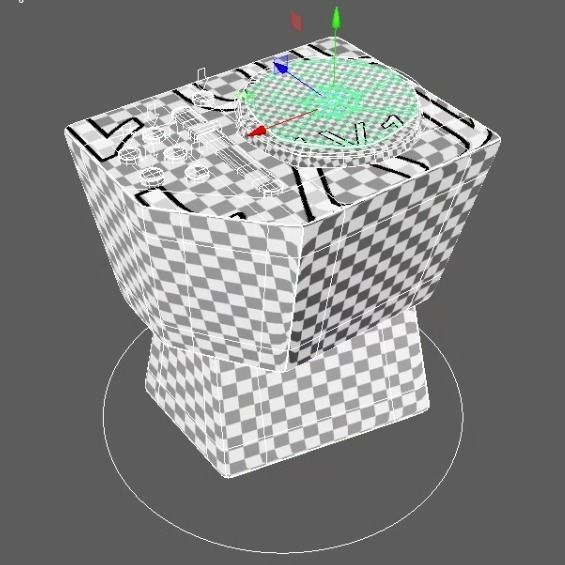 Djs table 3D model_4