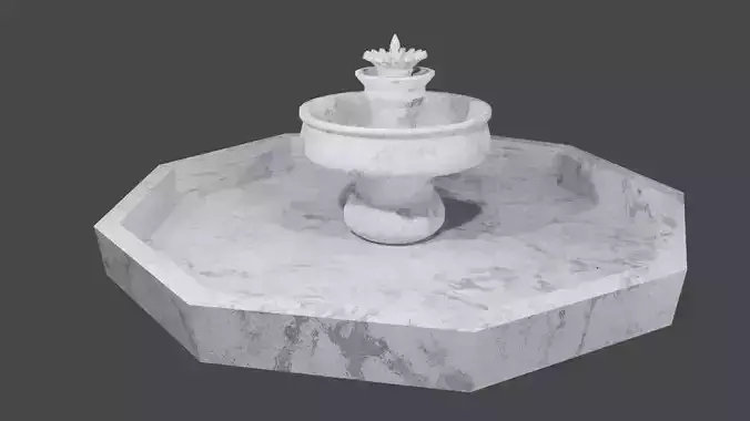 The Fountain octagonal marble
