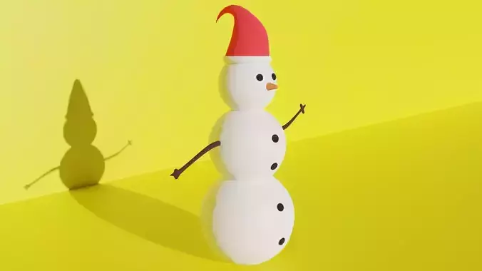 Snowman 3D Model Free