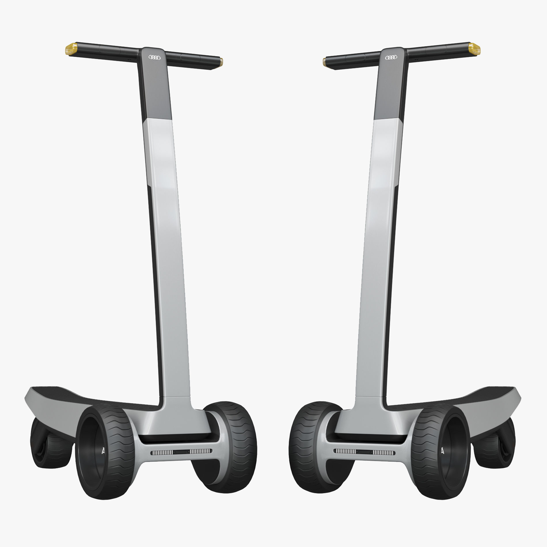 Audi scooter 3D model_6