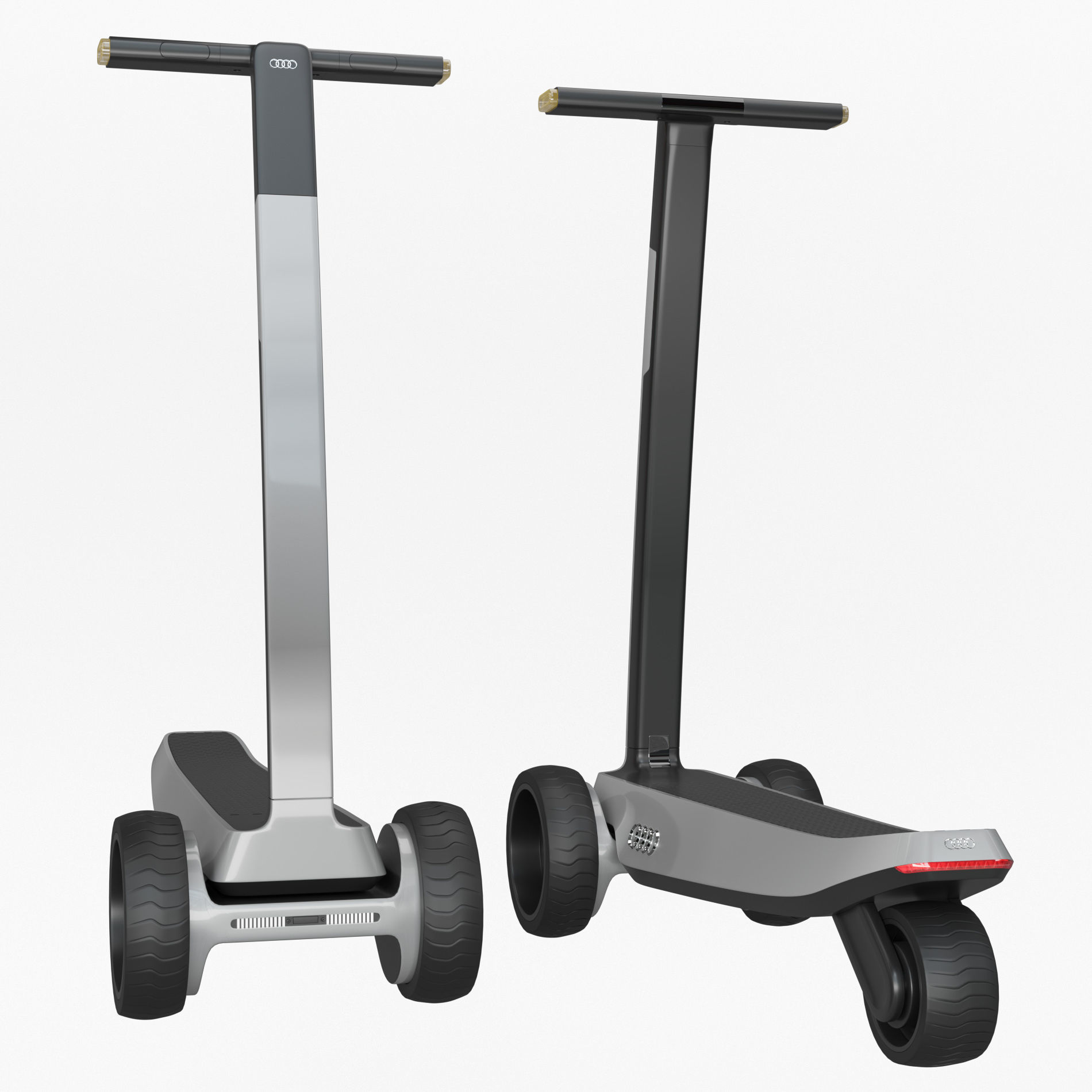 Audi scooter 3D model_2