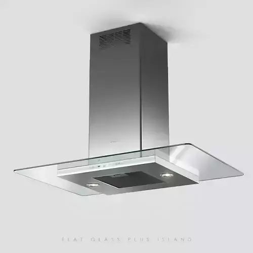 Elica Flat Glass Plus Island 3D model