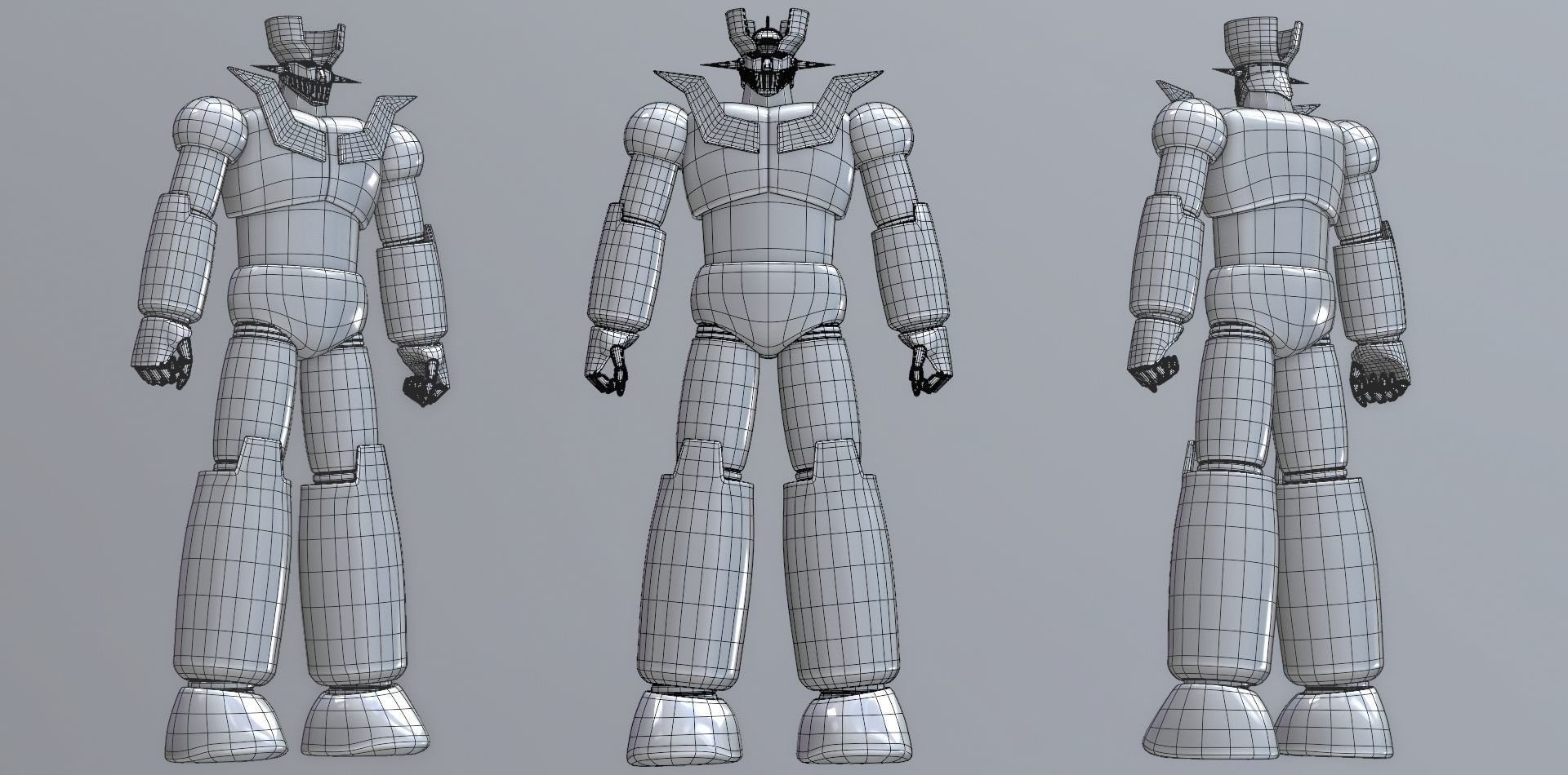 MAZINGER Z First Class with Jet Scrander 3D model_17