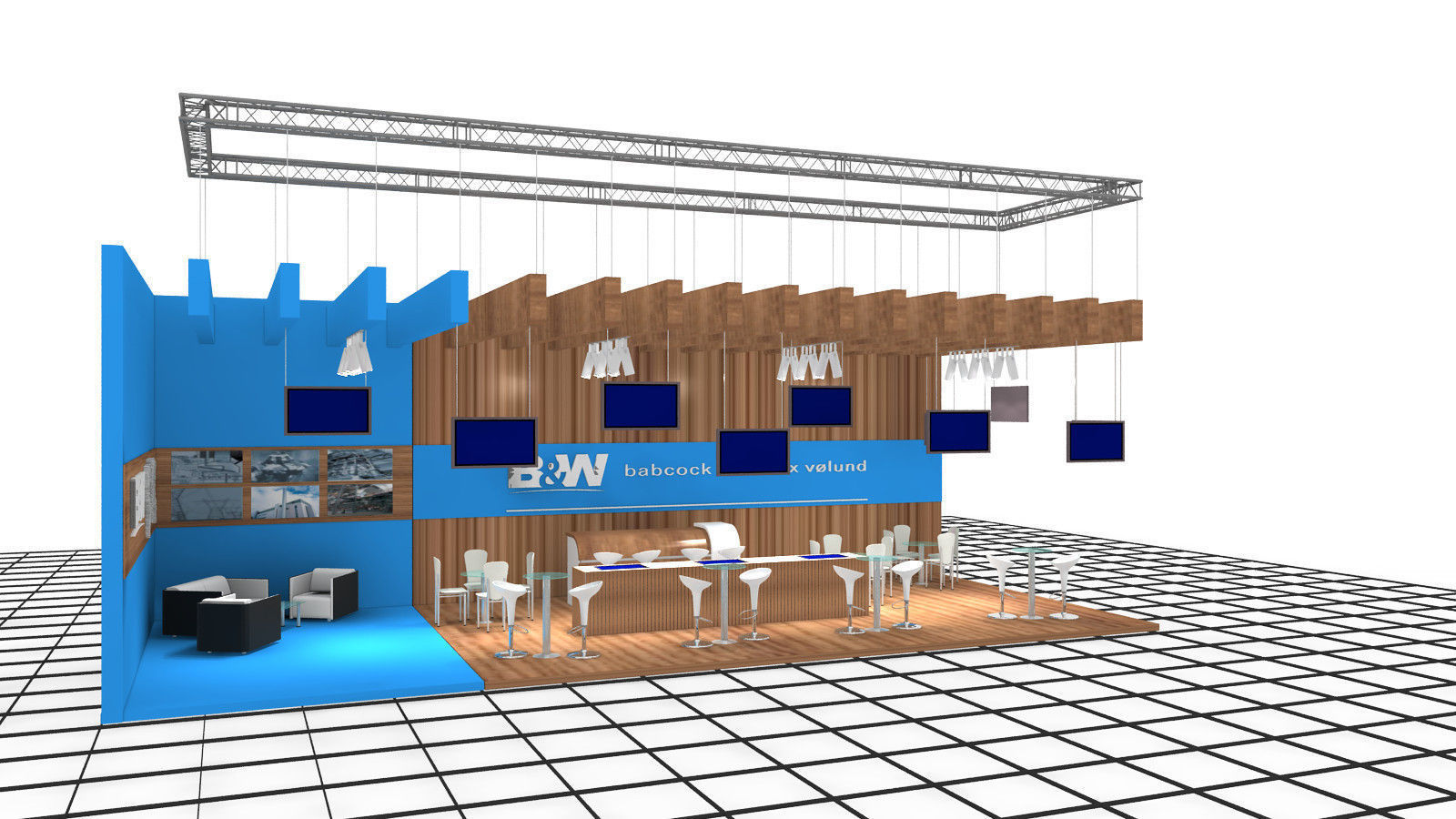 B-M Exhibition Stand Design 3-2 3D model_1