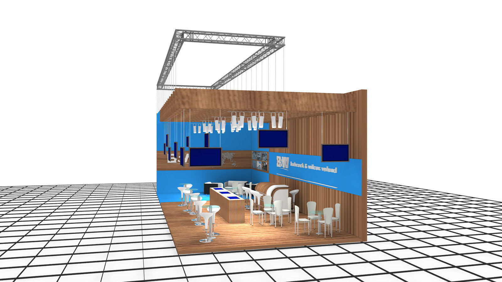 B-M Exhibition Stand Design 3-2 3D model_2