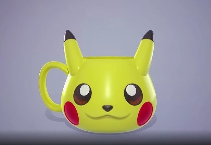 Pikachu Mug Pokemon 3D print model