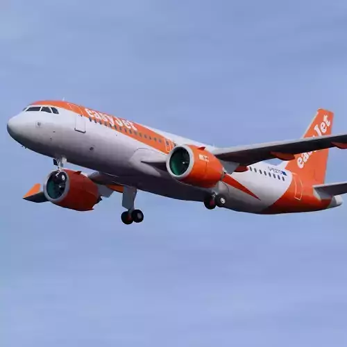 EasyJet A320 3D model
