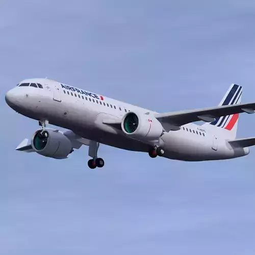 Air France A320 3D model