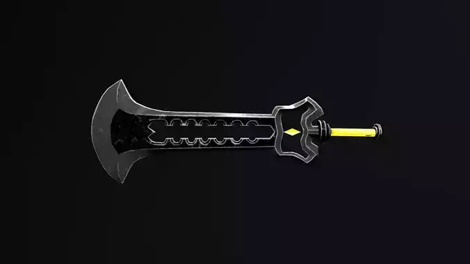 Low Poly Great Fantasy Sword