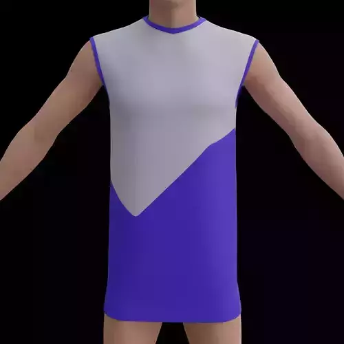 3D sleeveless Jersey - Male Jersey