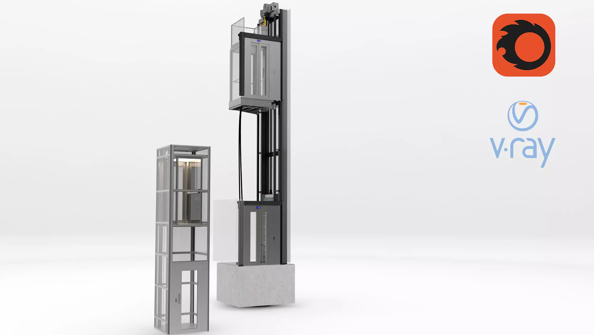 Elevator Lift  3D model_0