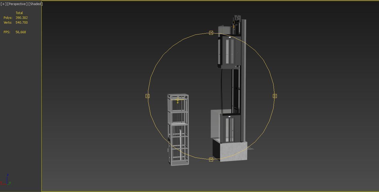 Elevator Lift  3D model_4