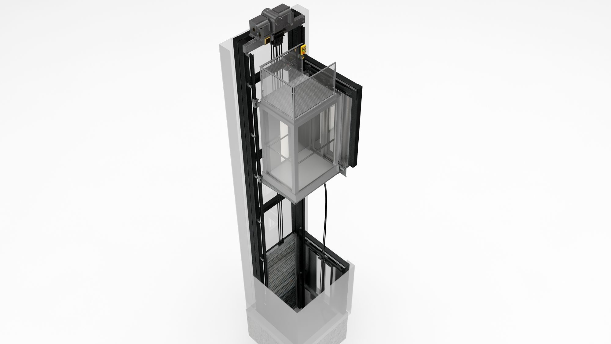Elevator Lift  3D model_3