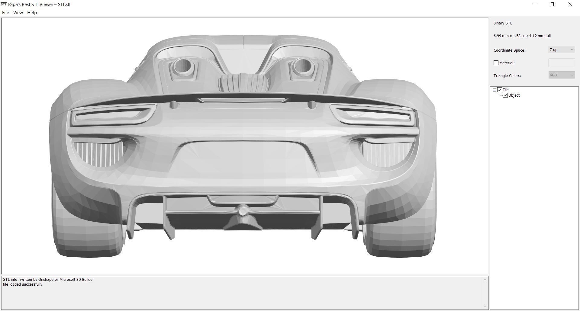 CAR - Porsche918 3D print model_3