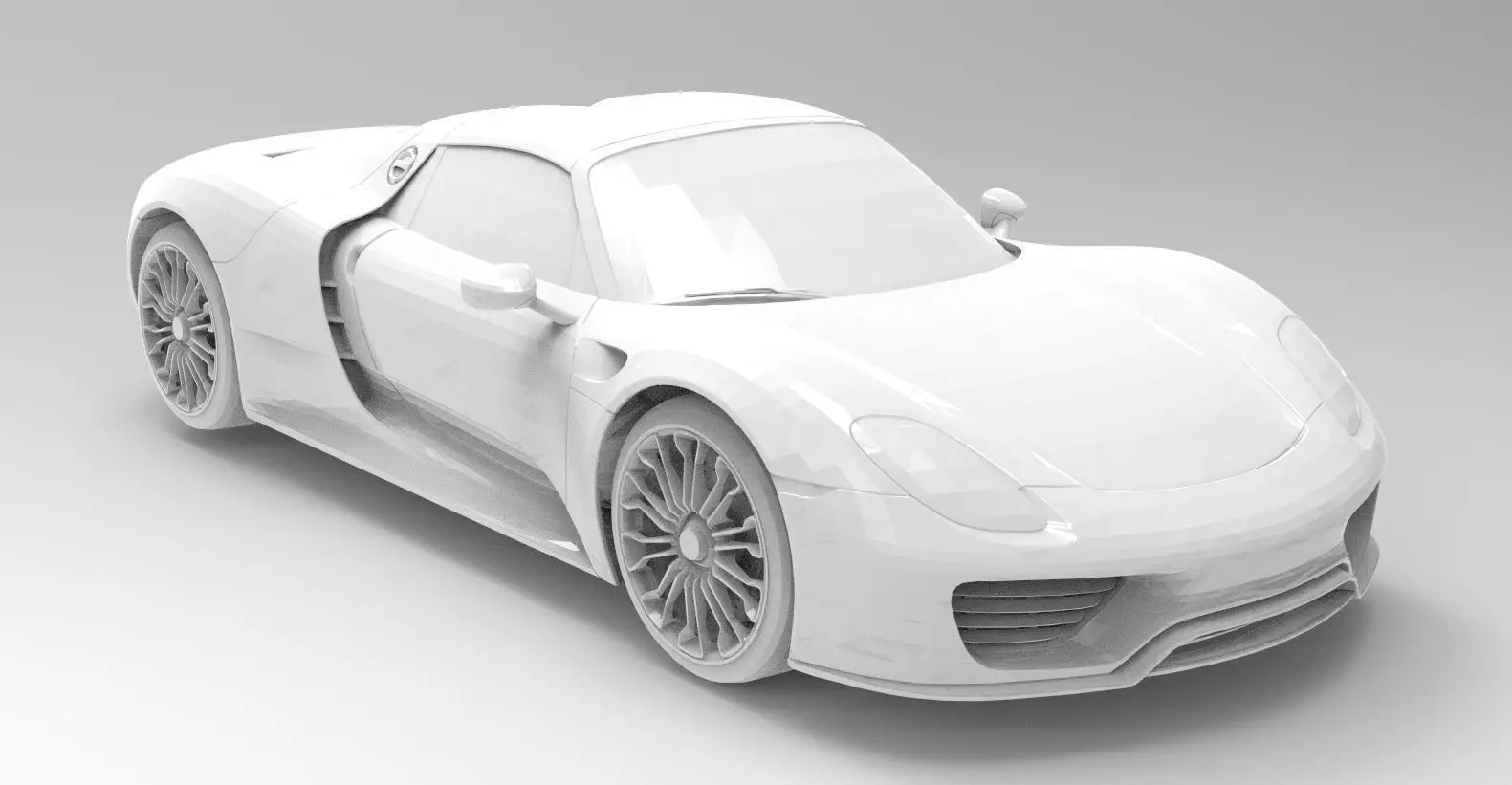 CAR - Porsche918 3D print model_0