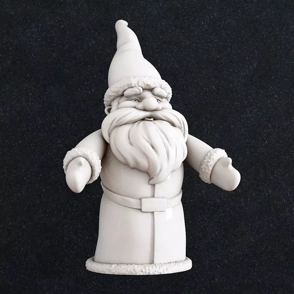 Santa Claus Christmas 3D print model_0