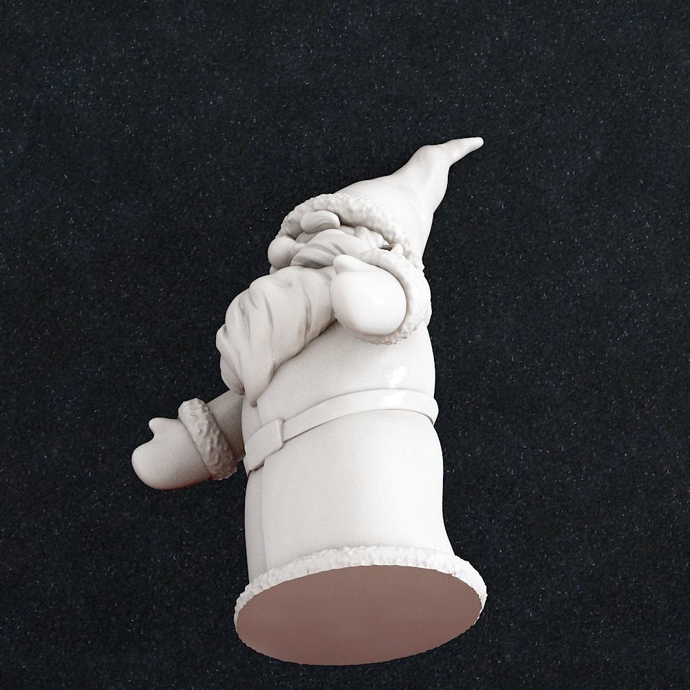 Santa Claus Christmas 3D print model_2