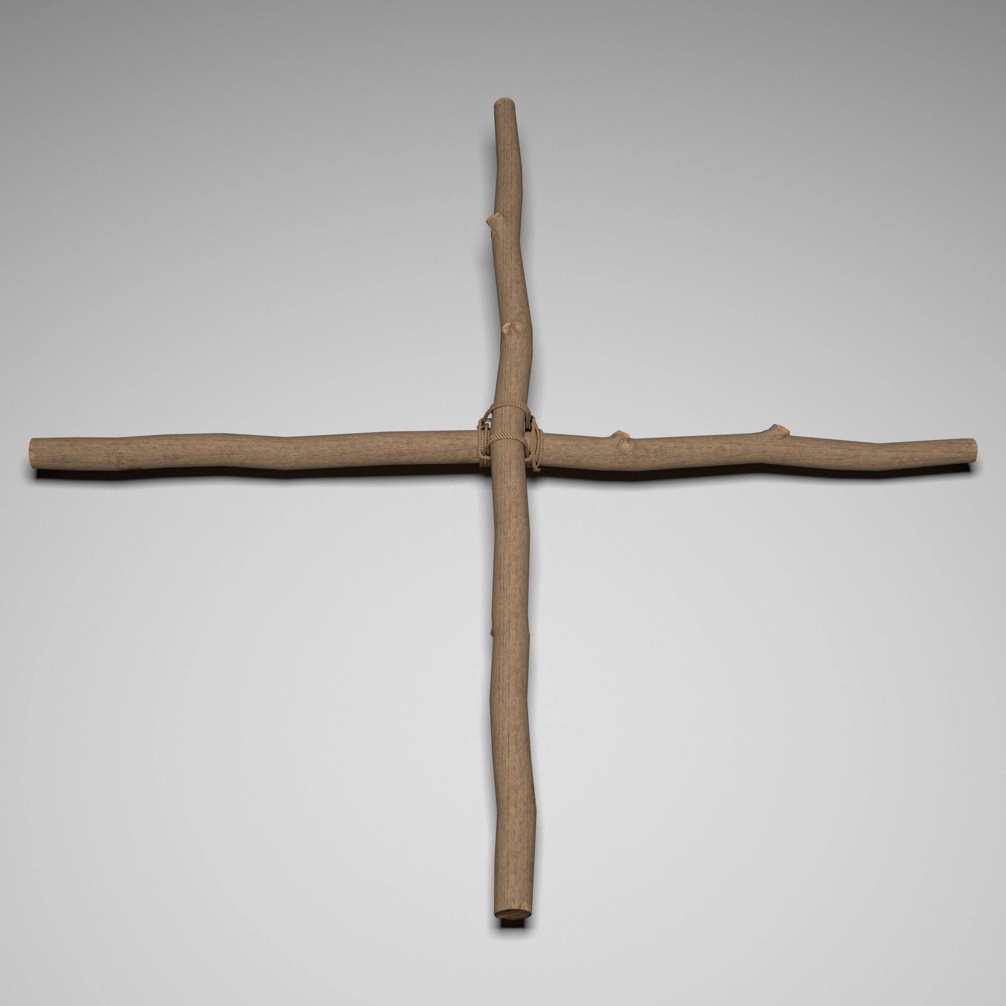 Wood stick mini pack Low-poly 3D model_2