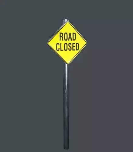 Road Closed Sign