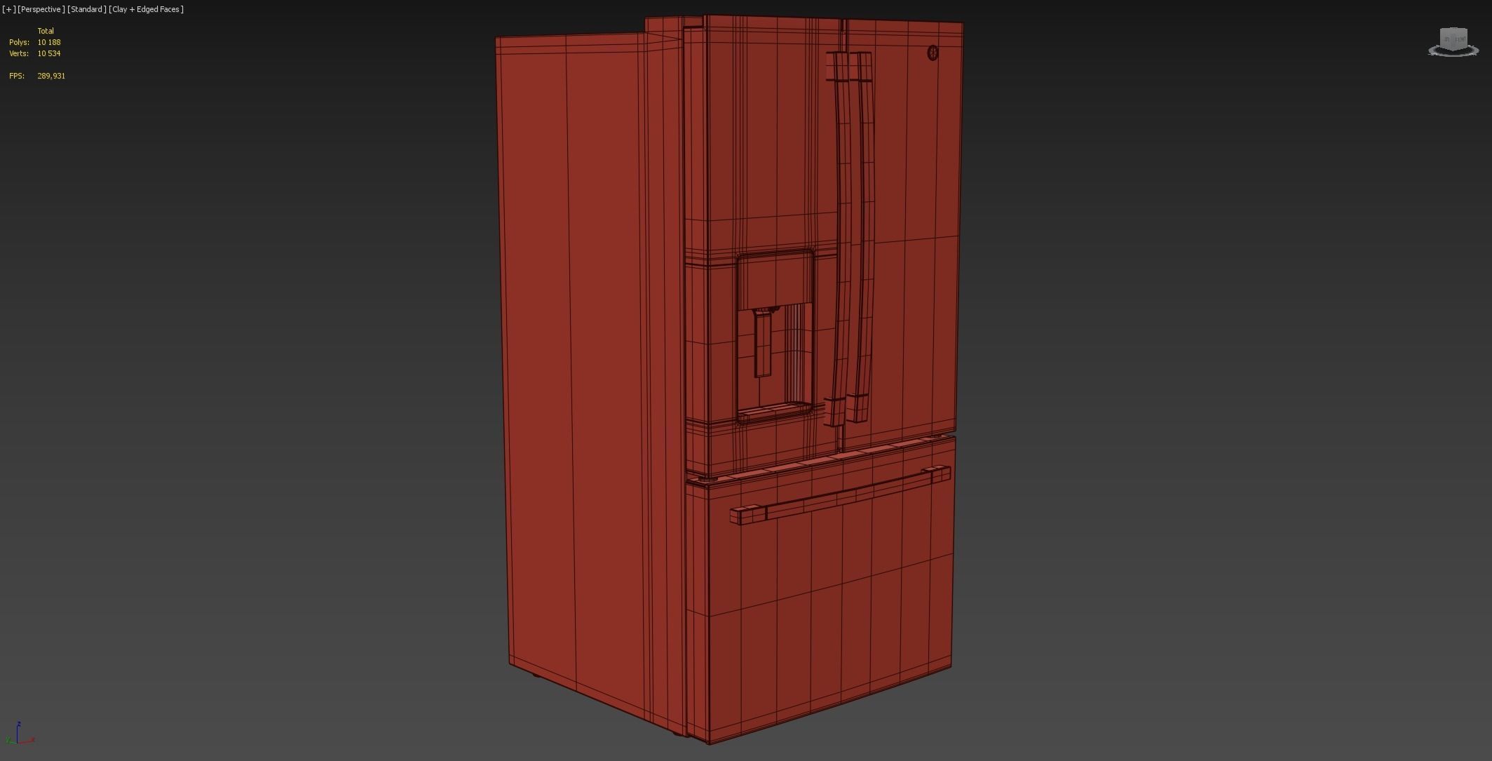 GE Energy Star 24 Refrigerator GFE24JSKSS 3D model_7