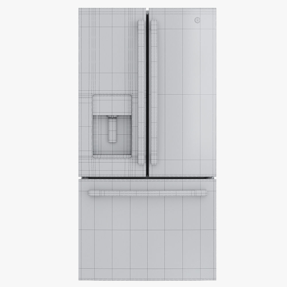 GE Energy Star 24 Refrigerator GFE24JSKSS 3D model_4