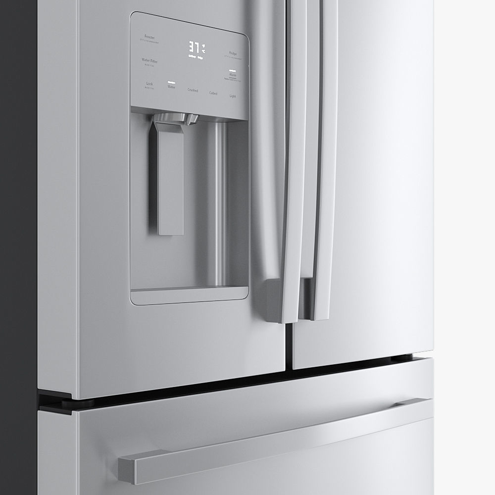 GE Energy Star 24 Refrigerator GFE24JSKSS 3D model_2