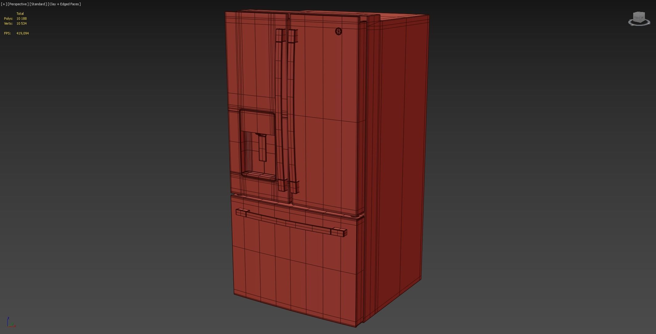 GE Energy Star 24 Refrigerator GFE24JSKSS 3D model_6