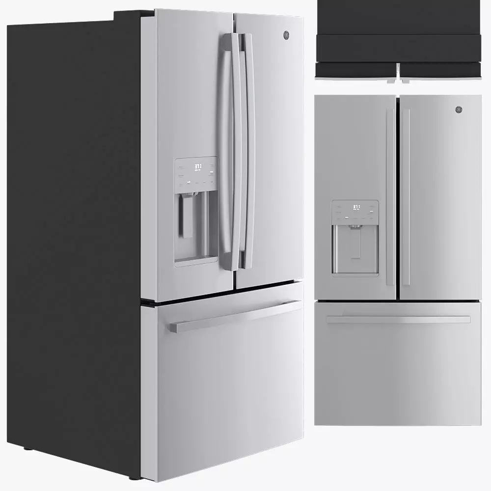 GE Energy Star 24 Refrigerator GFE24JSKSS 3D model_0