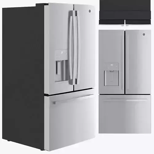 GE Energy Star 24 Refrigerator GFE24JSKSS 3D model