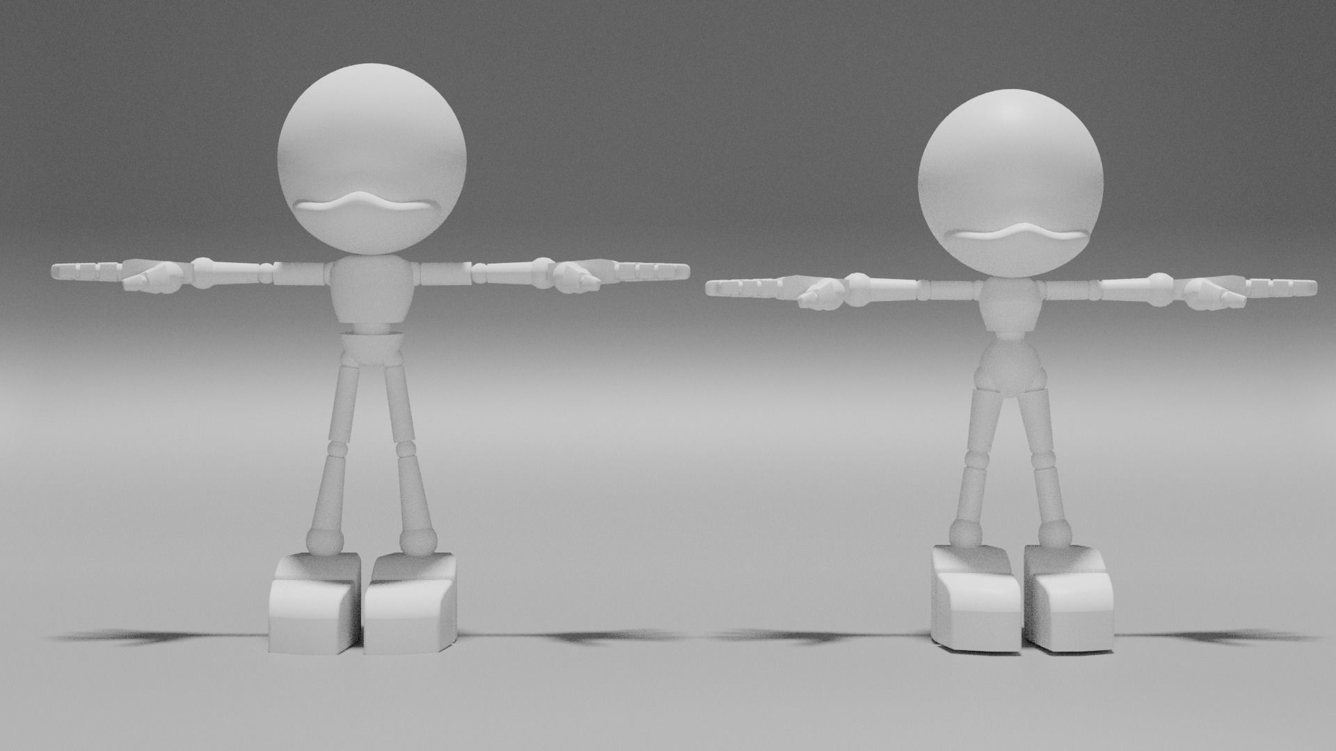 Sonic base model Female 3D model_1