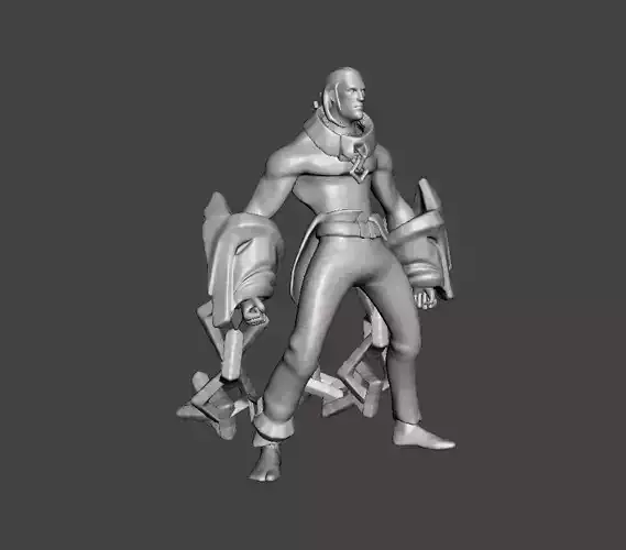 Sylas 3D Model character Free 3D print model