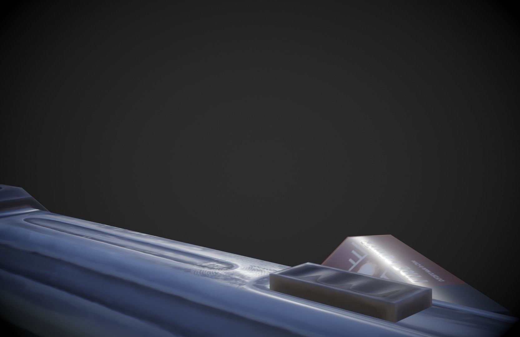 Old Flashlight - Stylized Low-poly 3D model_6