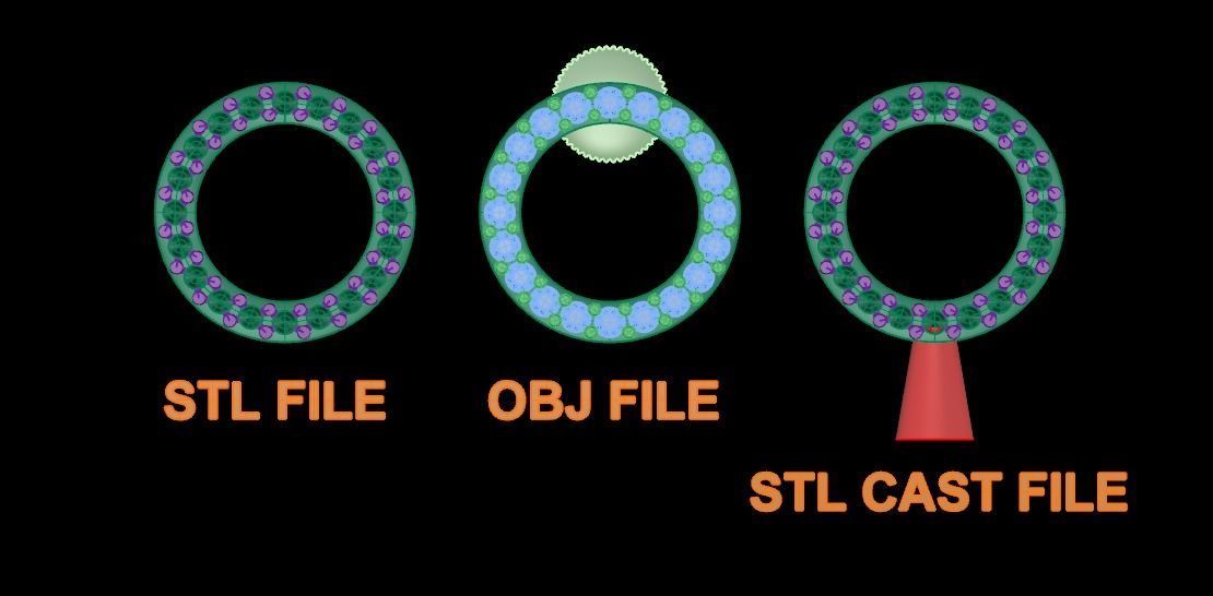 Round Halo Diamond Stud Earring Large Size 3D print model_6