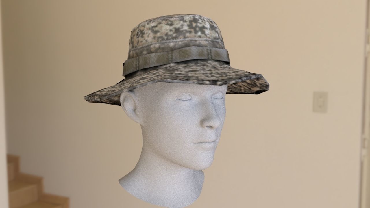 Helmet  lowpoly pack Low-poly 3D model_6