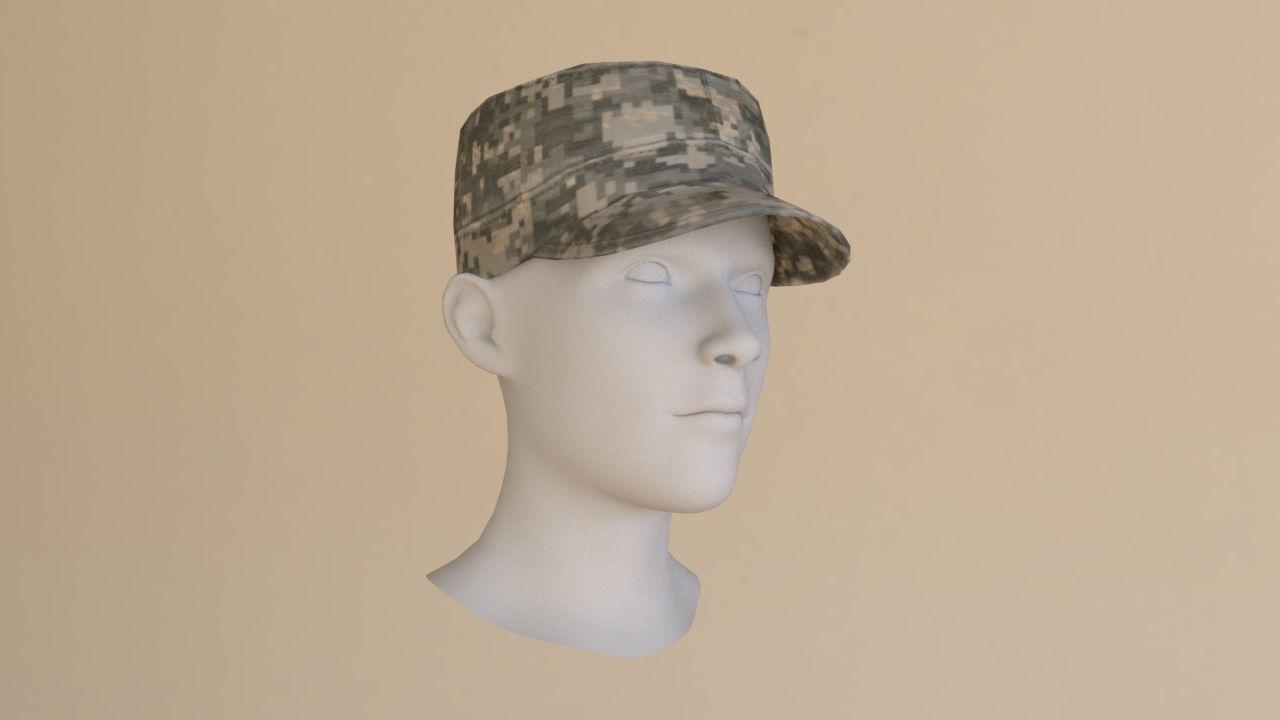 Helmet  lowpoly pack Low-poly 3D model_7