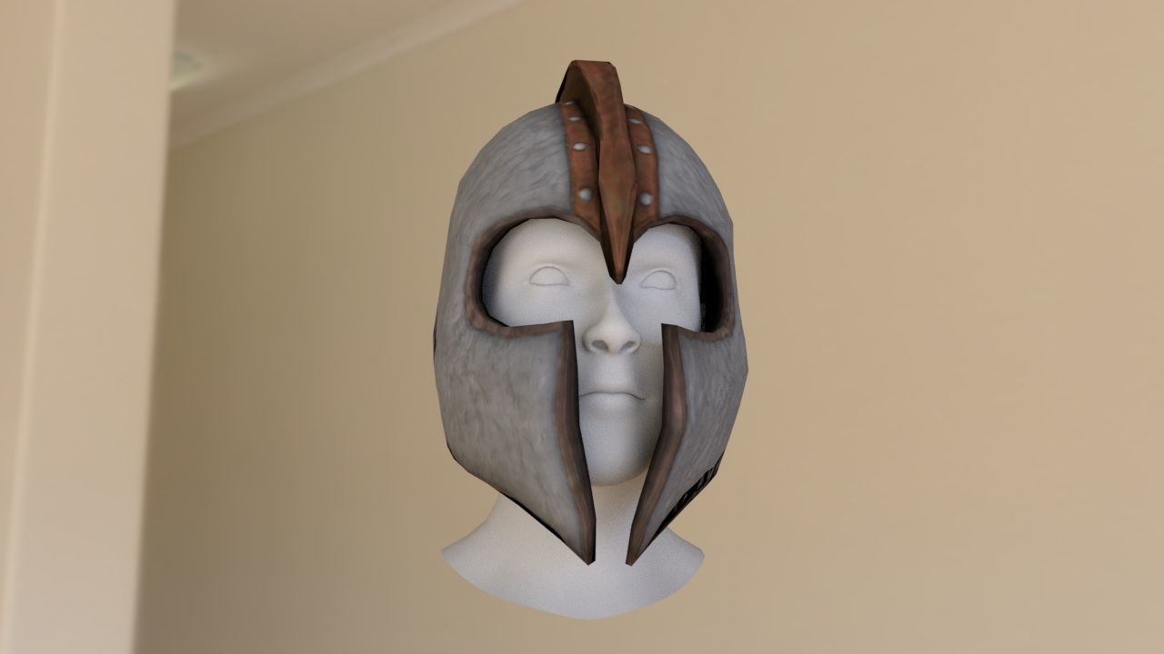 Helmet  lowpoly pack Low-poly 3D model_10