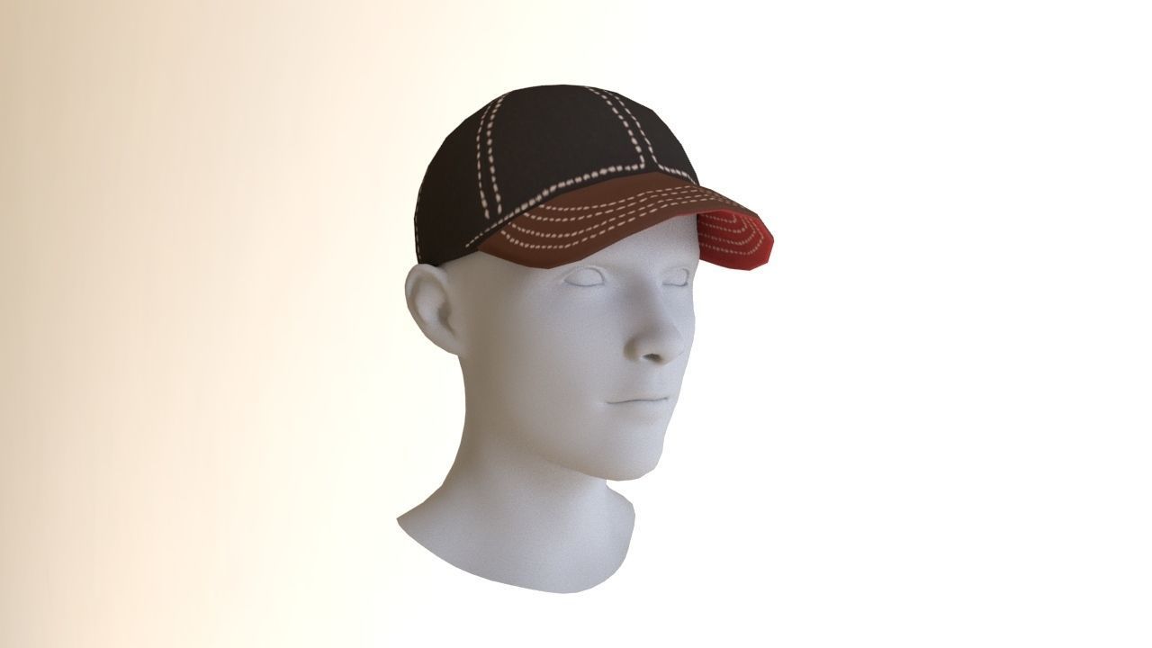 Helmet  lowpoly pack Low-poly 3D model_5