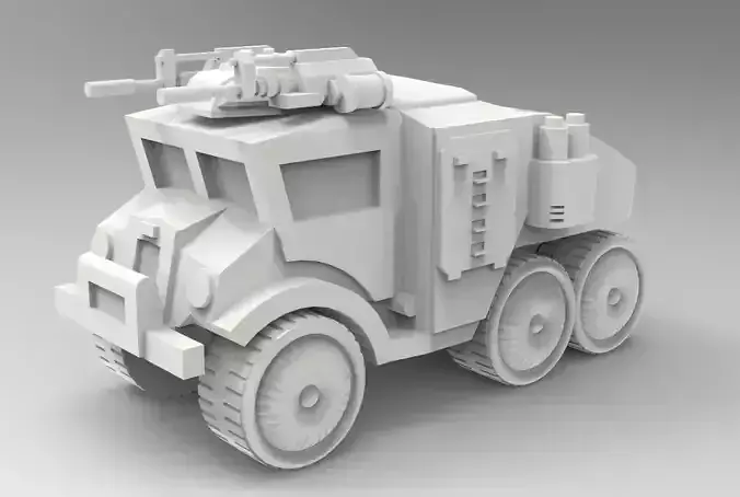 Cars - armored truck 3D print model