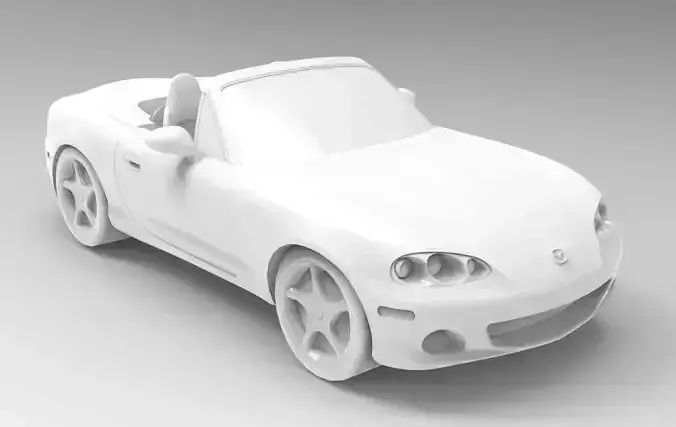 Car - Mazda 3D print model