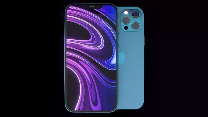 Iphone 12 Pro All official Colors 3D model