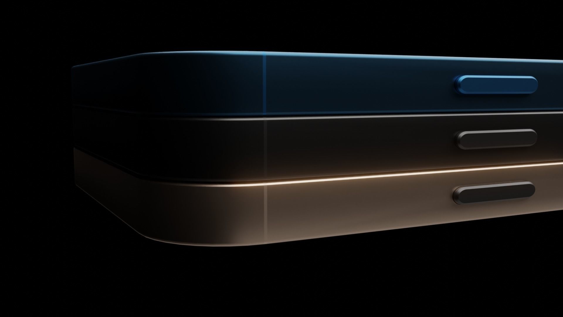 Iphone 12 Pro All official Colors 3D model_2