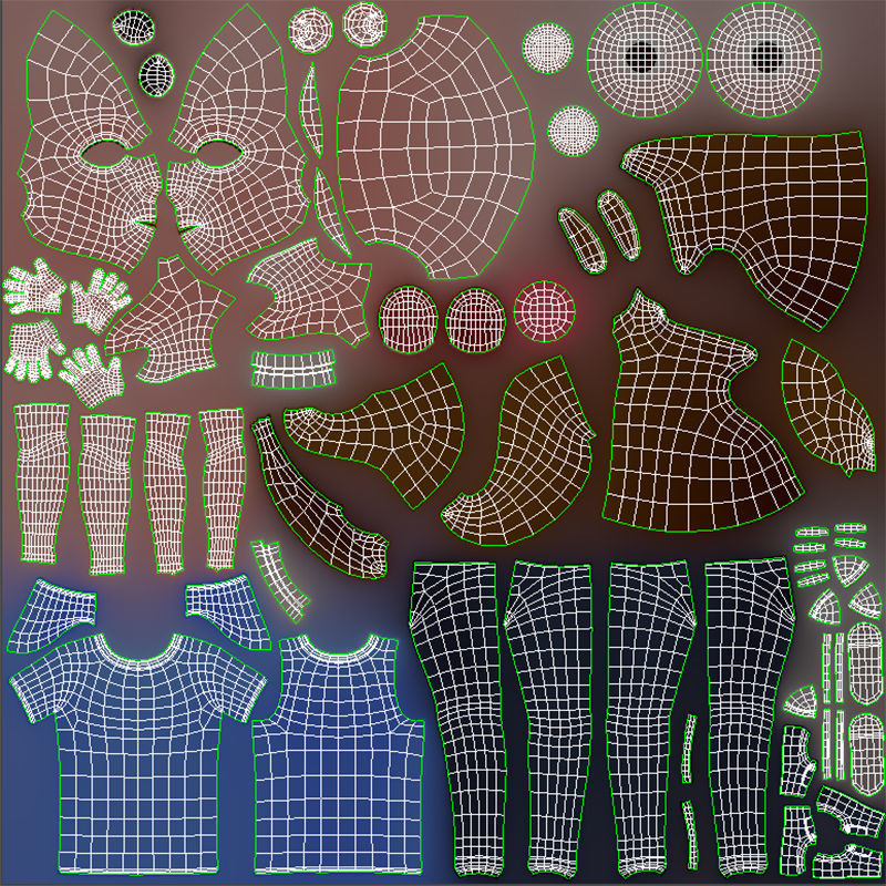 Character047 Rigged Cartoon Man 3D model_28