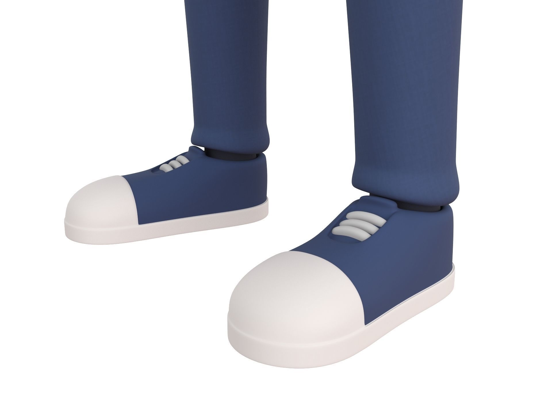 Character047 Rigged Cartoon Man 3D model_15