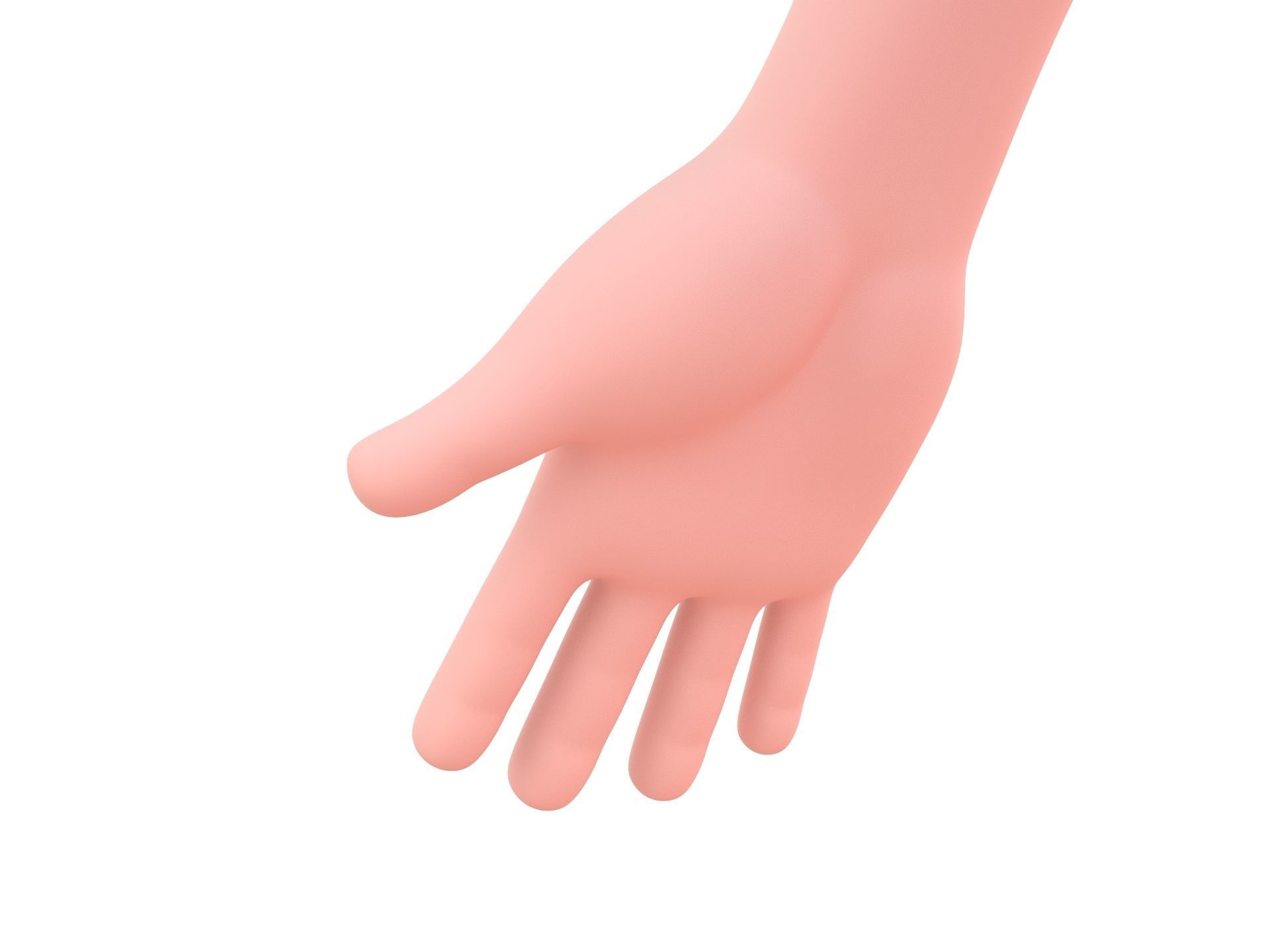 Character047 Rigged Cartoon Man 3D model_14