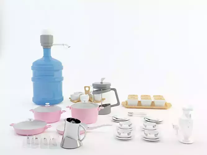  kitchen products 3d model