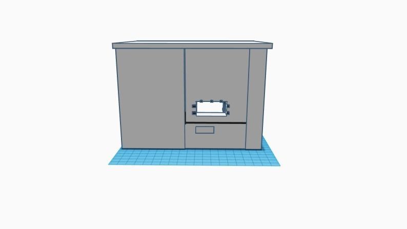 Modern kitchen furniture 3D print model_4