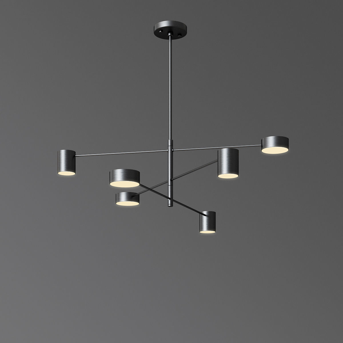 Counterpoint Round Led Pendant Light 3D model_2