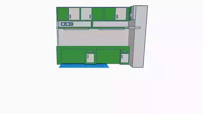 Study table 3D print model