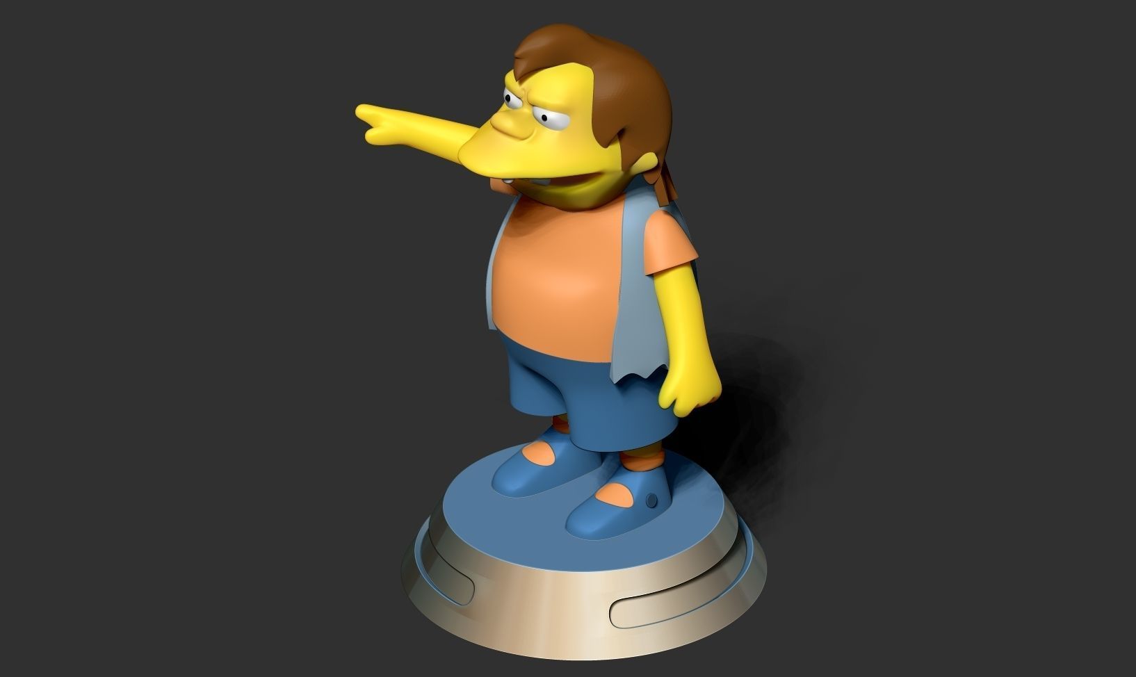 Nelson Muntz - The Simpsons Fan art 3D print model_11